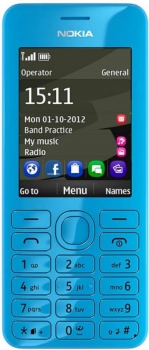 Nokia 206 Cyan